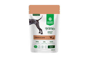 Nature's Protection Prime влажный корм для взрослых собак всех пород для укрепления иммунитета, с курицей и бараниной