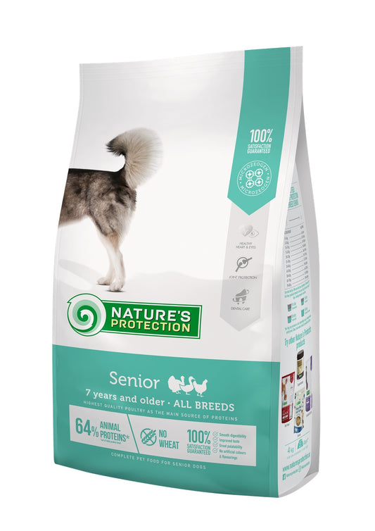 Nature's Protection сухой корм для зрелых собак всех пород, с мясом домашней птицы