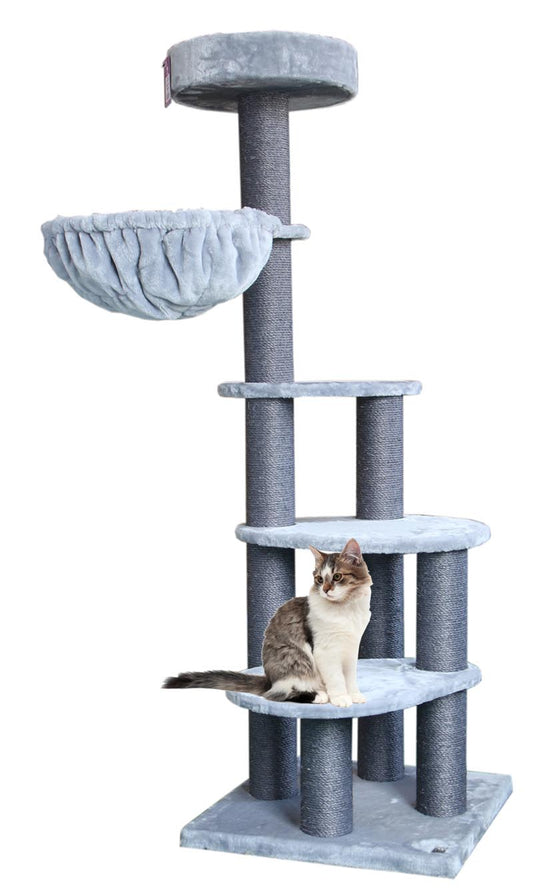 Kassi kraapimispost Cottage 169, 60x60x169 cm, hall