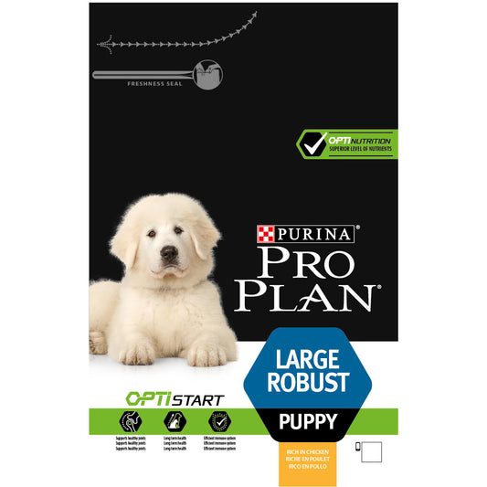 PRO PLAN OPTISTART Large Robust Puppy Chicken 12 kg, täissööt suurtele tõugudele kutsikatele kanaga