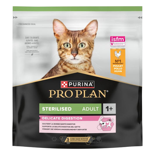 Pro Plan OPTIDIGEST сухой корм для взрослых стерилизованных кошек, с курятиной