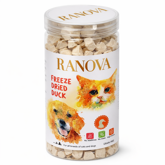 Ranova пищевые добавки-лакомства для собак – лиофилизированная утиная грудк