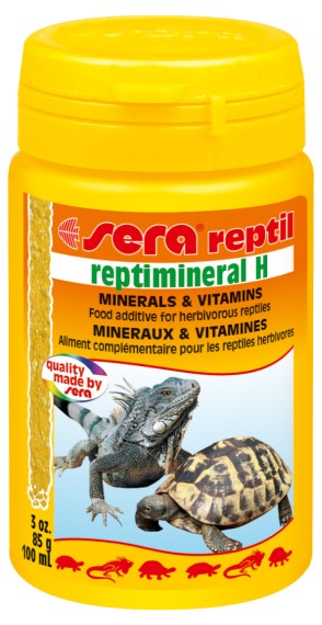 Sera Reptimineral H vitamiinid rohusööjatele roomajatele