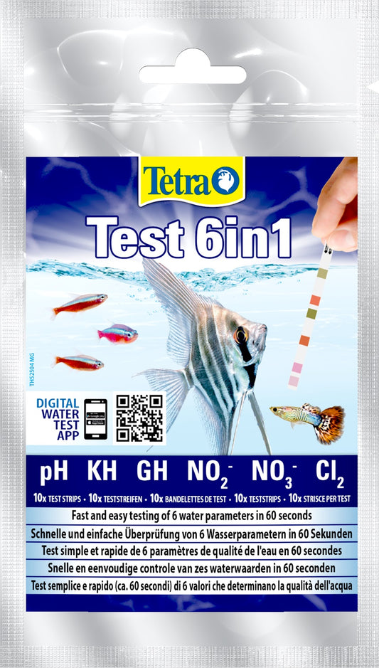 Tetra Test 6in1 тест для проверки качества аквариумной воды