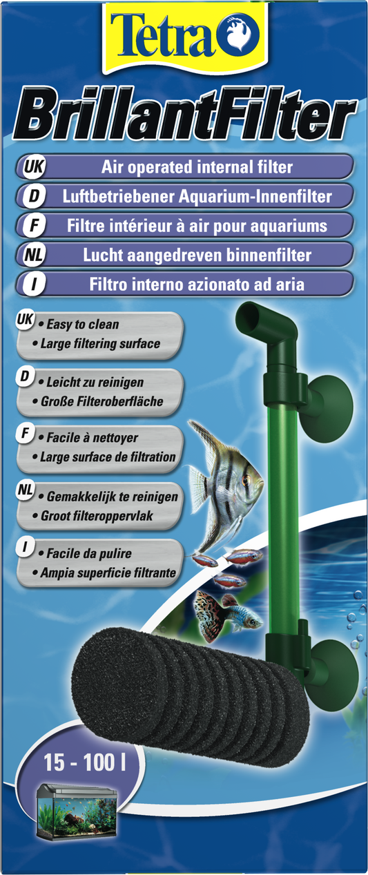 TETRA Brillant filter akvaariumifilter (kuni 100 l)