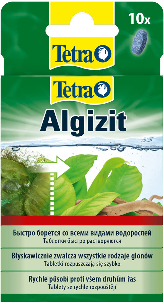 Tetra Algizit средство для уничтожения водорослей в аквариуме