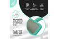 Tauro Pro Line Расческа-щетка деревянная, зубчики 11 мм, фиолетовая, прямоугольной формы