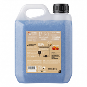 TAURO PRO LINE Derma Care Amber Scrub Shampoo, koera ja kassi karvapinna hoolduse šampoon, 2000 ml