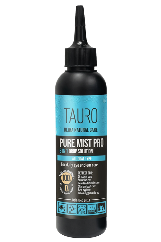 TAURO PRO LINE Ultra Natural Eye & Ear Care Mist, silmade ja kõrvade hooldusvahend lemmikloomadele, tilgutiga otsik, 150 ml
