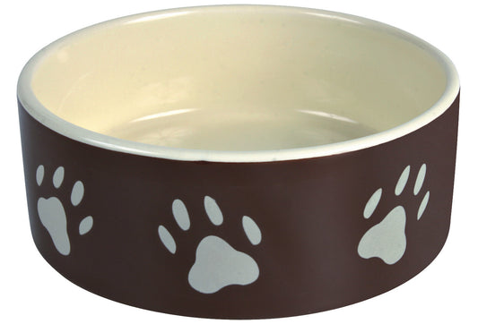 Keraamiline kauss, pruun, käpajälgedega, 0,3 l / 12 cm