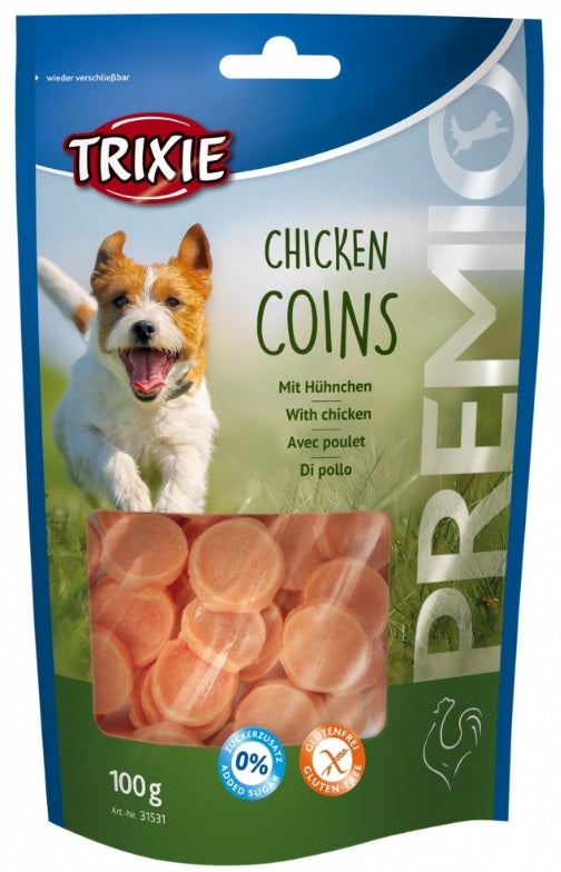 PREMIO Chicken Coins koerte täiendsööt kodulinnulihaga, 100 g