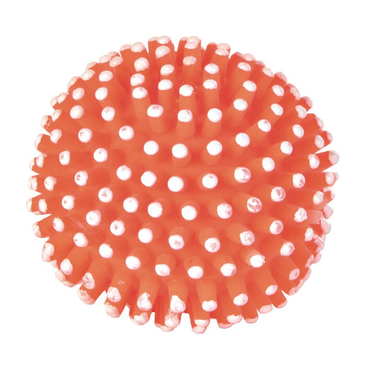 Neoonist täidetud ogaline pall, 7,5 cm