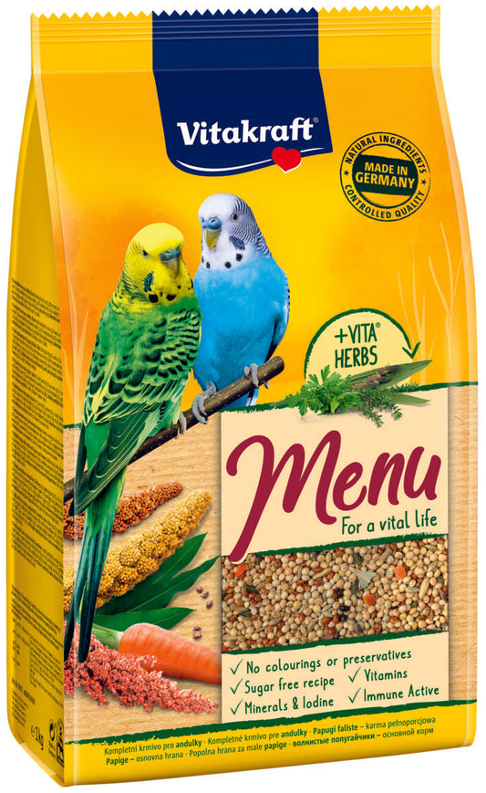 Vitakraft PREMIUM MENU täissööt papagoidele