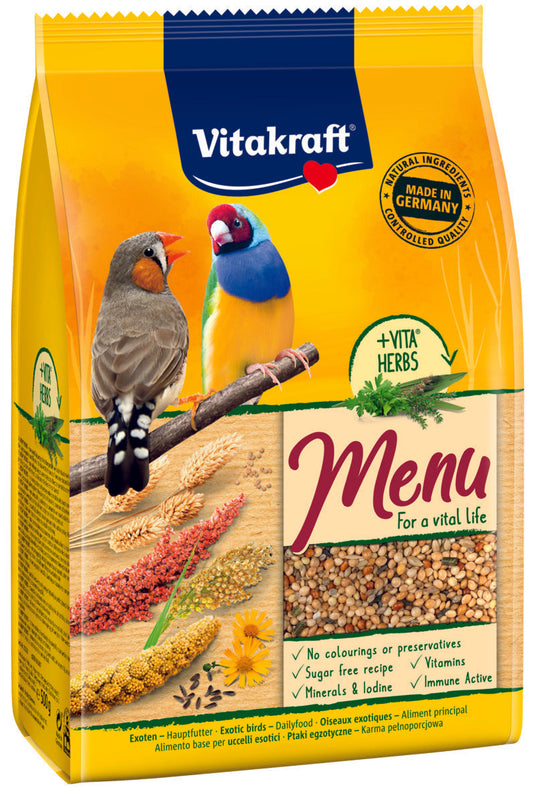 Vitakraft Premium Menu toit eksootilistele lindudele