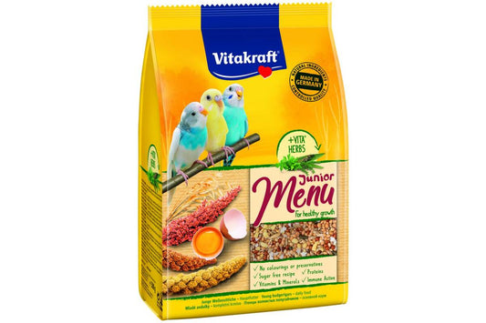 Vitakraft Menu Budgies Kids toit viirpapagoi poegadele