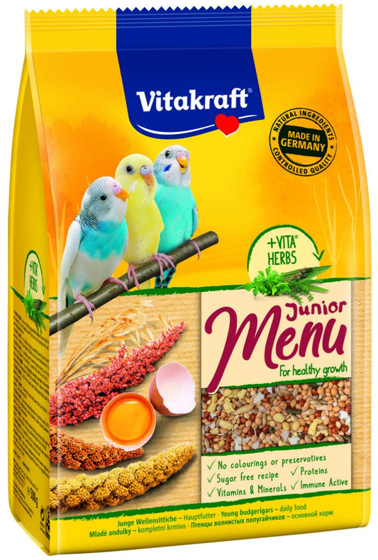 Vitakraft Menu Budgies Kids toit viirpapagoi poegadele
