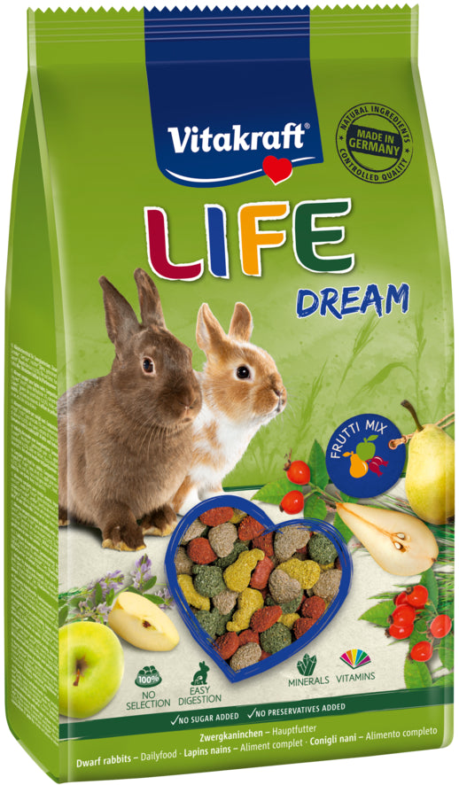 Vitakraft LIFE DREAM täissööt kääbusjänestele