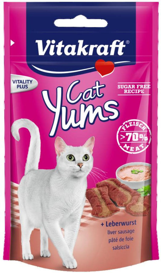 Vitakraft Cat Yums лакомство для кошек с печенью