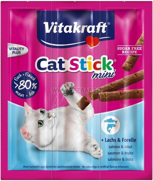 Täiendsööt Kassipulgad lõhe ja forelliga, 3 tk.