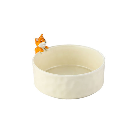 Xingmi Ceramics Kauss lemmikloomale keraamiline, koos koeraga