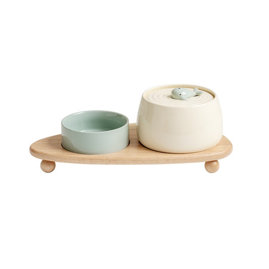 Xingmi Ceramics Lemmikloomade söötmiskomplekt