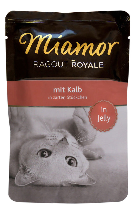 Finnern Miamor Ragout royale консервированный корм для взрослых кошек, с телятиной, в желе