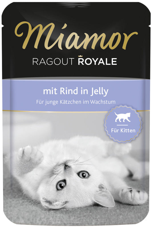 Finnern Miamor Ragout консервированный корм для молодых кошек, с говядиной