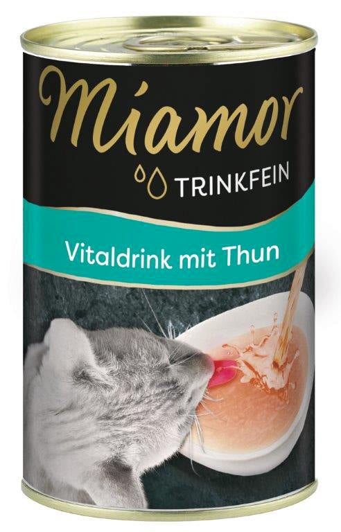 Finnern Miamor Trinkfein Vitaldrink, пищевая добавка-напиток для взрослых кошек, с тунцом