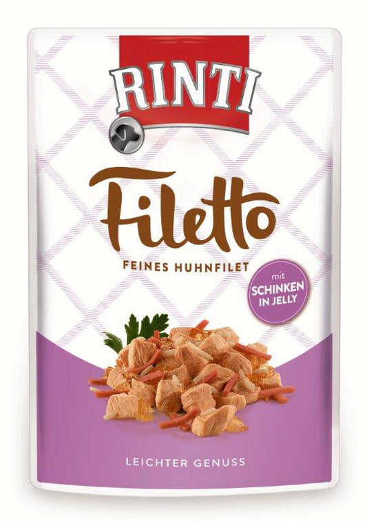 Finnern Miamor RINTI FILETTO консервированный корм для взрослых собак, с курятиной и беконом