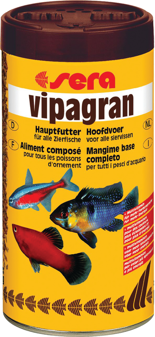Sera Vipagran гранулированный корм для декоративных рыб